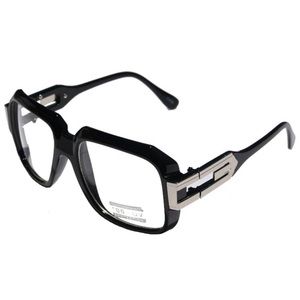 MEN’S GLOSSY BLACK & SILVER RETRO  GAZELLE GLASSES *NEW*
